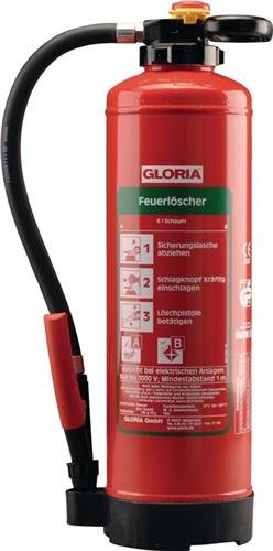 Gloria Schaumfeuerlöscher 6kg aufladb.Brandkl.34