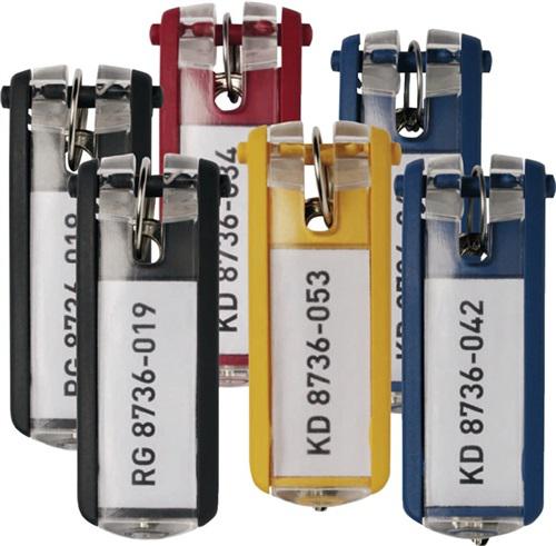 Schlüsselanhänger Key Clip, farbig sortiert Ku.