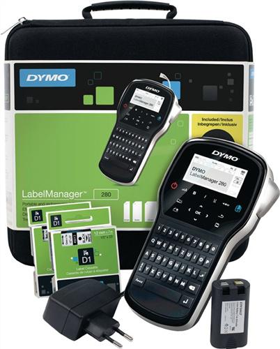 Beschriftungsgerät Label MANAGER, 280 Schriftbandbreiten 6,9,12mm Tischgerät DYMO