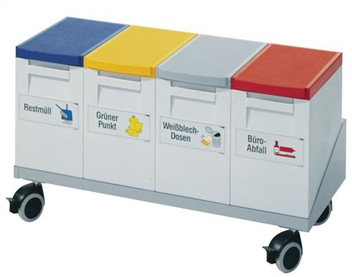 Kennzeichnungs-Etikett selbstklebend - 5 ST, Aufschrift Batterien f.f.Wertstoffsammler