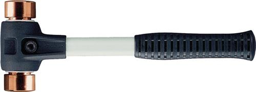 Schonhammer SIMPLEX L.330mm, Kopf-D.40mm hart Fiberglas Kupfer m.Ku-Hülse